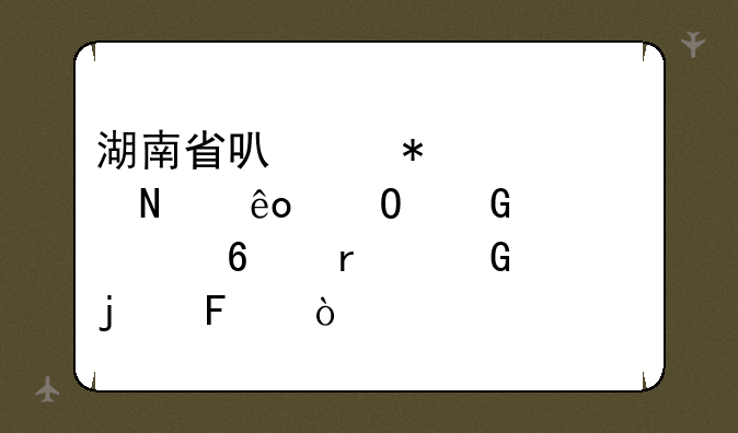 湖南省可以报考哪些专科学校升本科的呢？